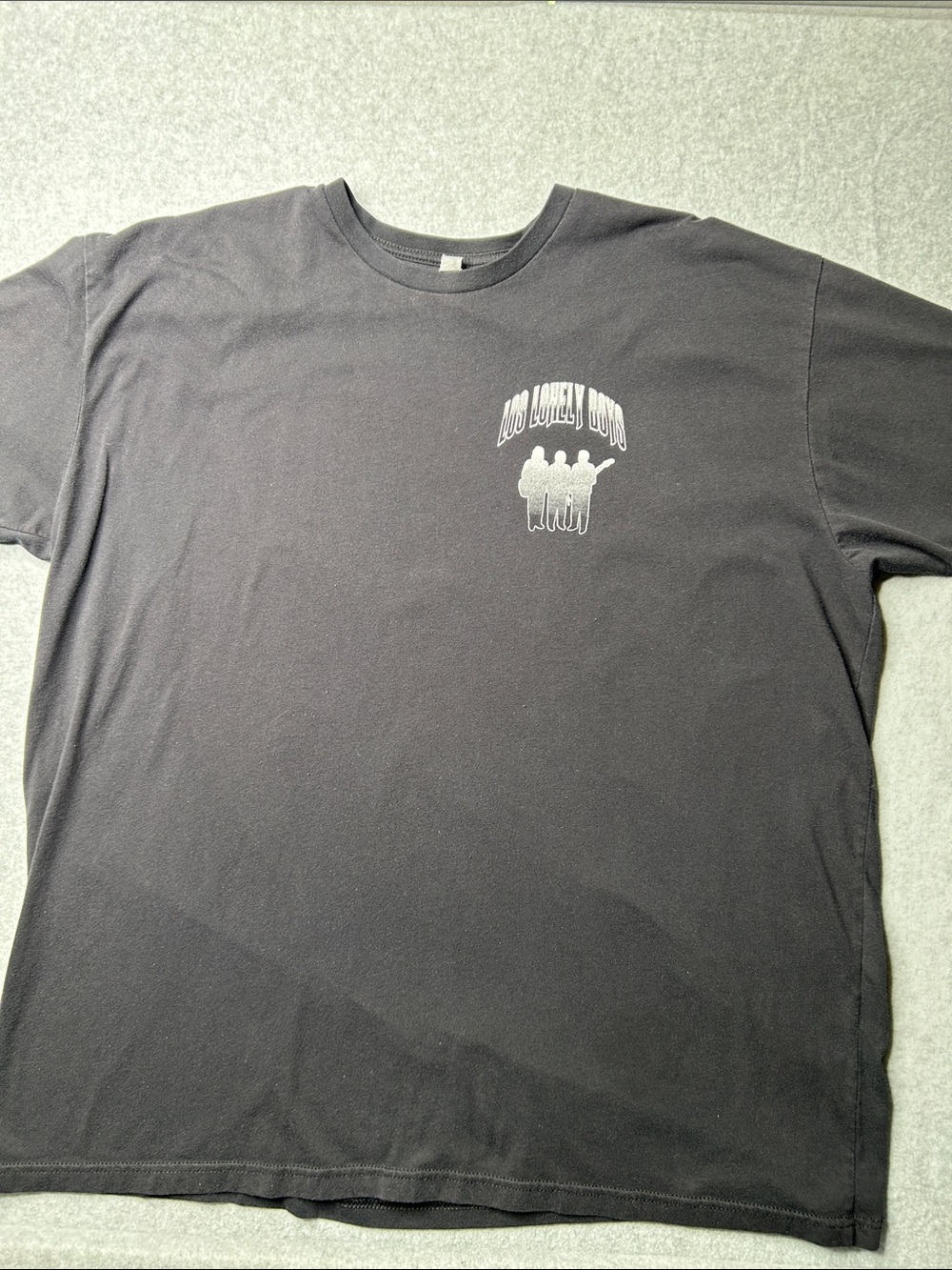 Next Level Apparel‎ Black Tee with White "Los Lonely Boys" Graphic
